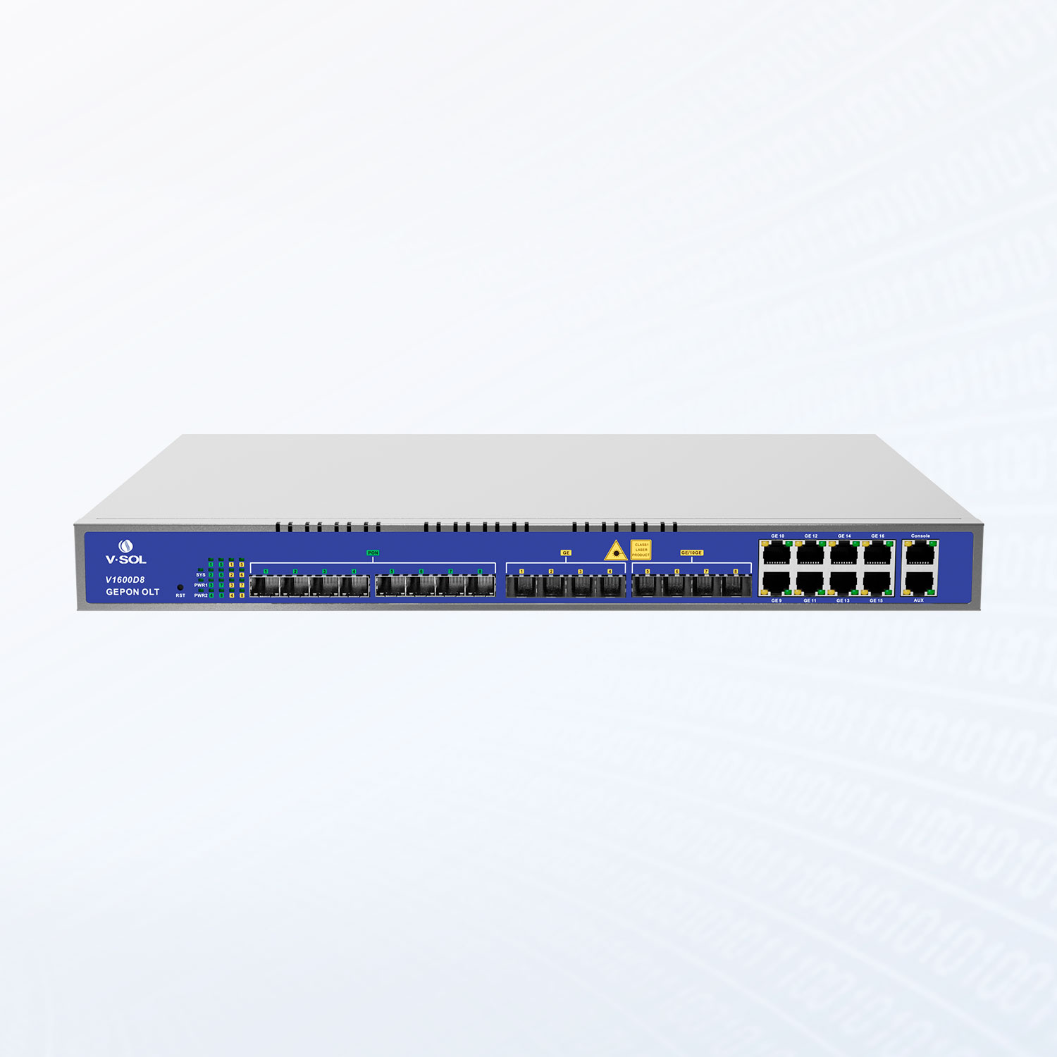 OLT EPON de 4 Puertos PON 1U con Doble Fuente de Alimentación V-SOL V1600D4-DP — V1600D4-DP
